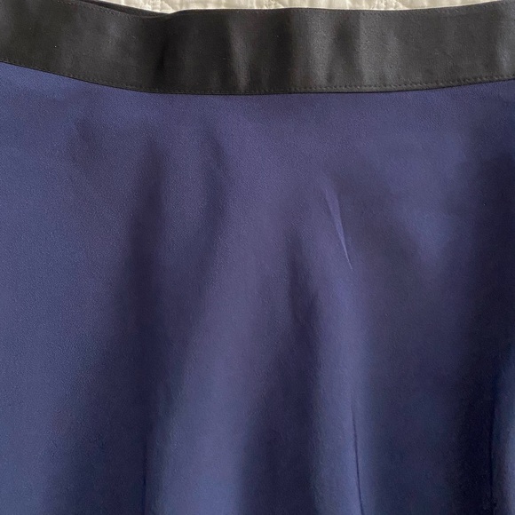 3.1 Phillip Lim Navy Blue Asymmetrical Skirt - Picture 3 of 9